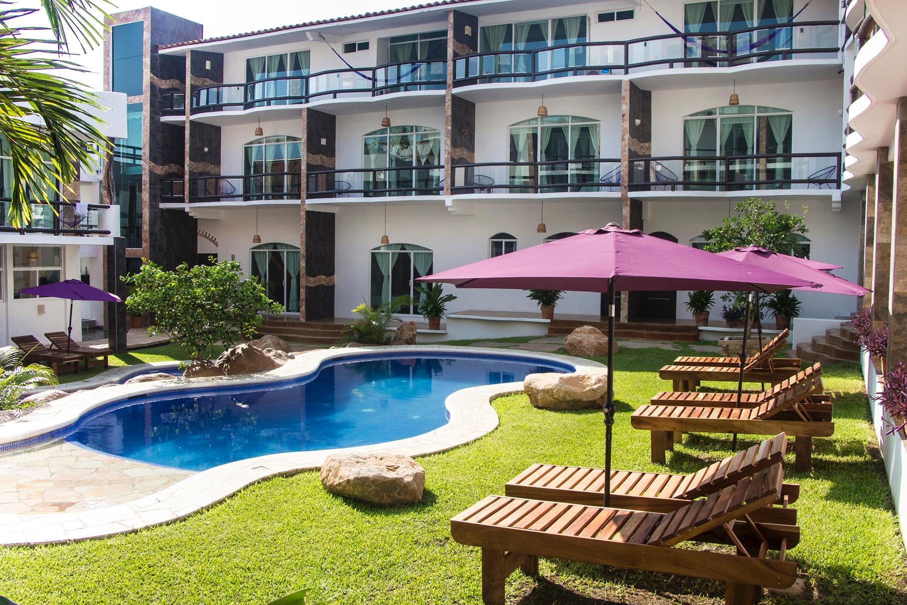 Hotel Rockaway Puerto Escondido  Eksteriør billede