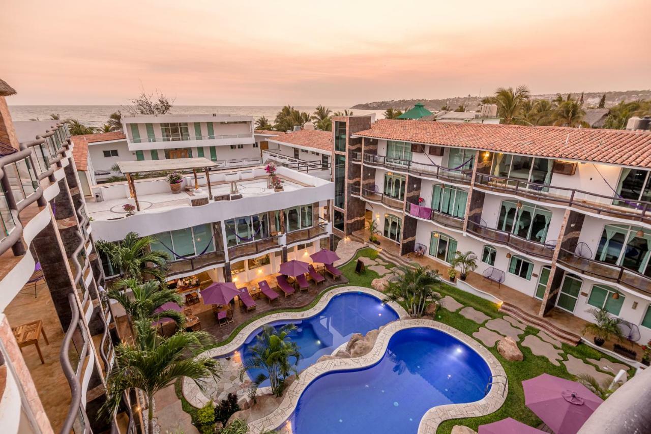 Hotel Rockaway Puerto Escondido  Eksteriør billede